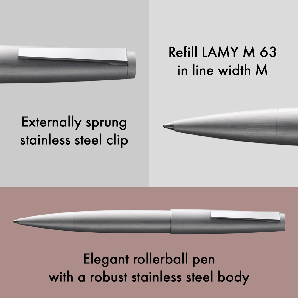 Tintenroller LAMY 2000 M silver