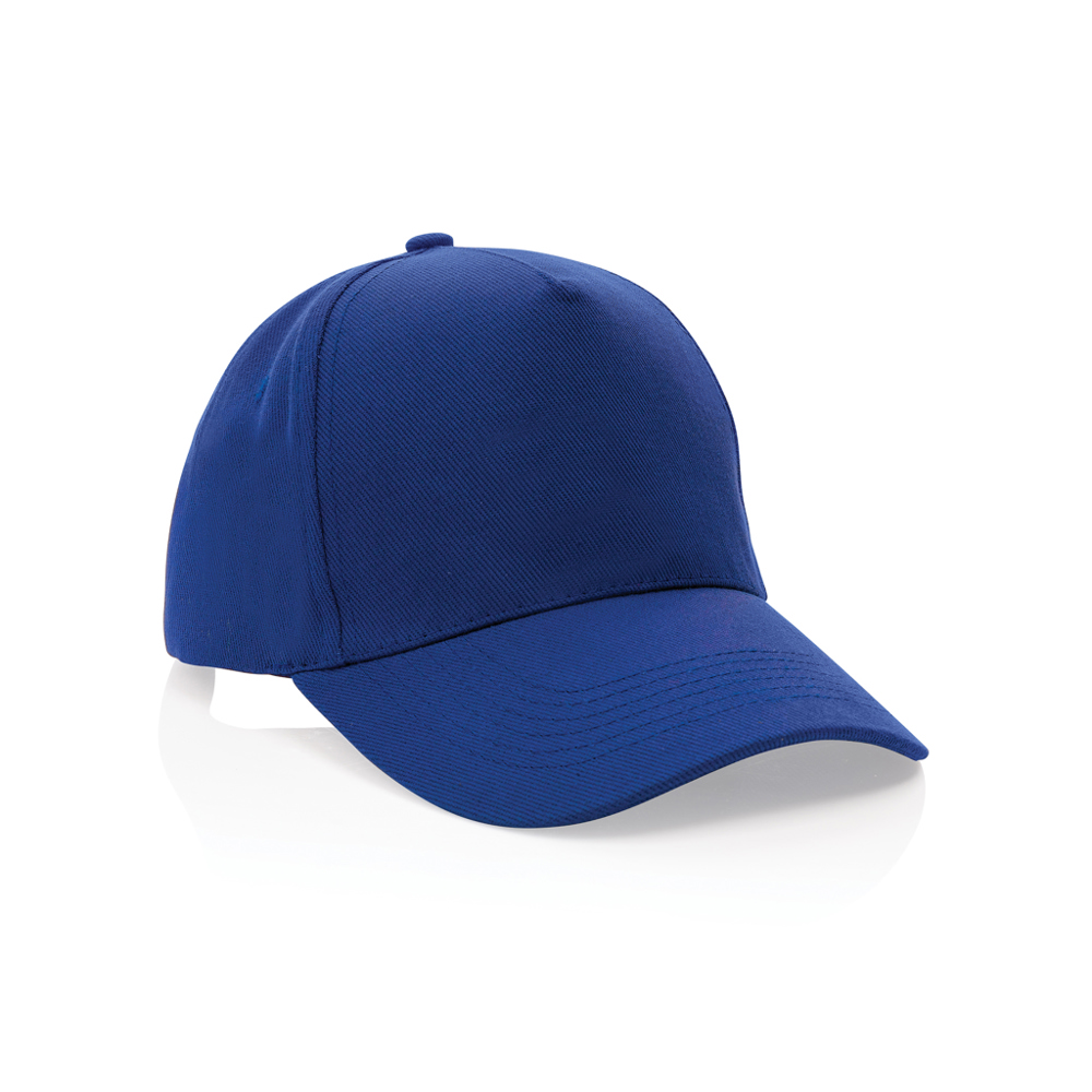 Impact 5 Panel Kappe aus 280gr rCotton mit AWARE™ Tracer - blau (± PMS blue)