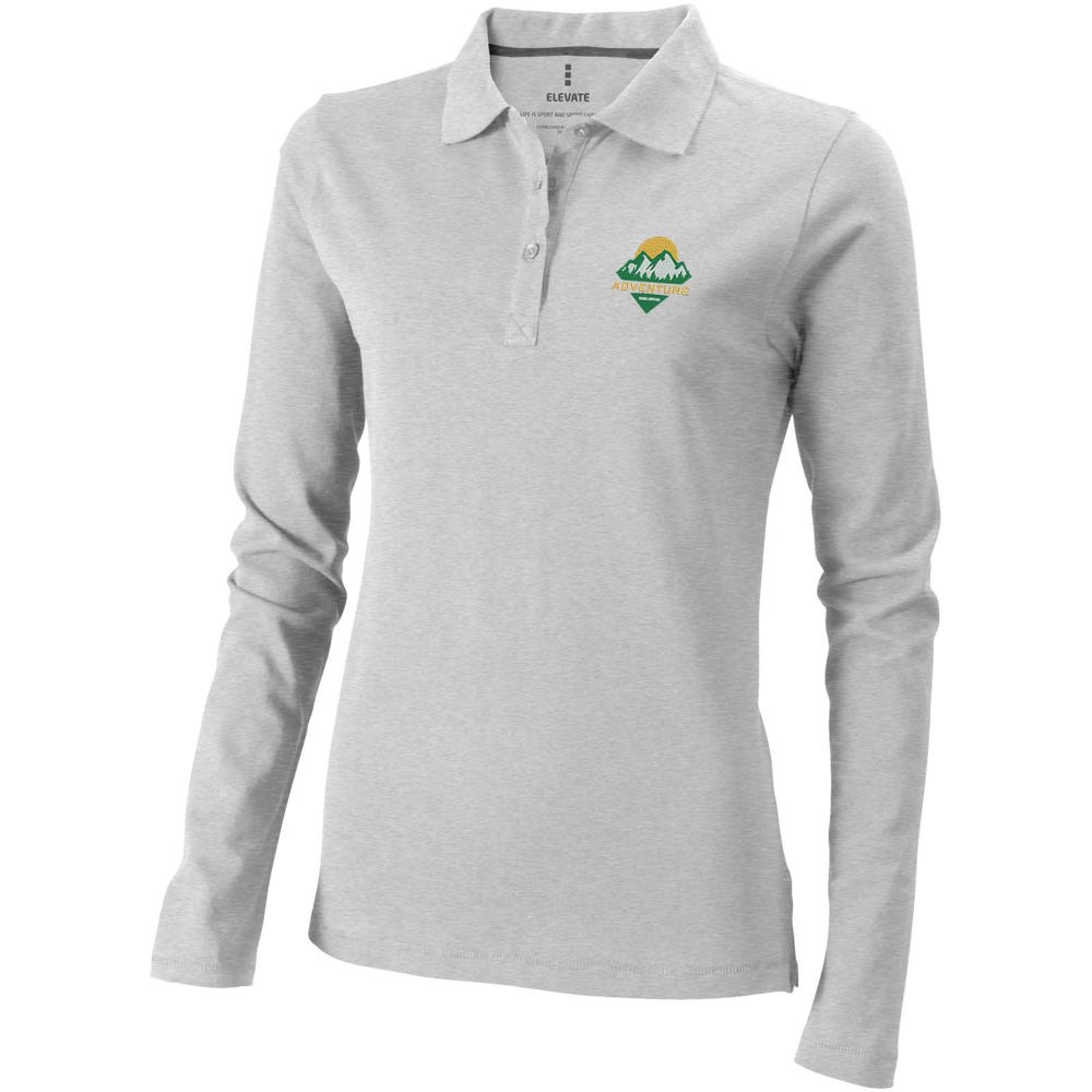 Calgary Langarm Poloshirt für Damen