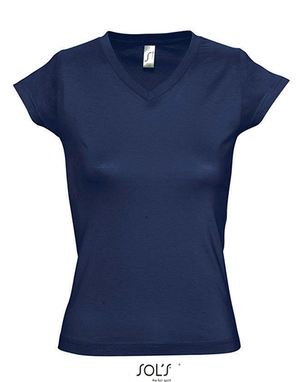 SOL´S - Women´s V-Neck-T-Shirt Moon - French Navy