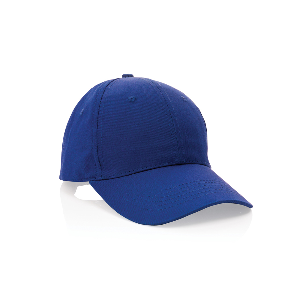 Impact 6 Panel Kappe aus 190gr rCotton mit AWARE™ Tracer - blau (± PMS blue)