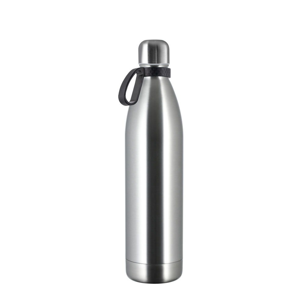 Thermotrinkflasche RETUMBLER-NIZZA XL - silber, schwarz