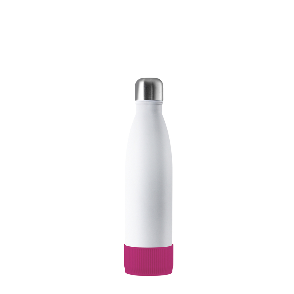 Thermotrinkflasche RETUMBLER-NIZZA - silber, weiß, magenta