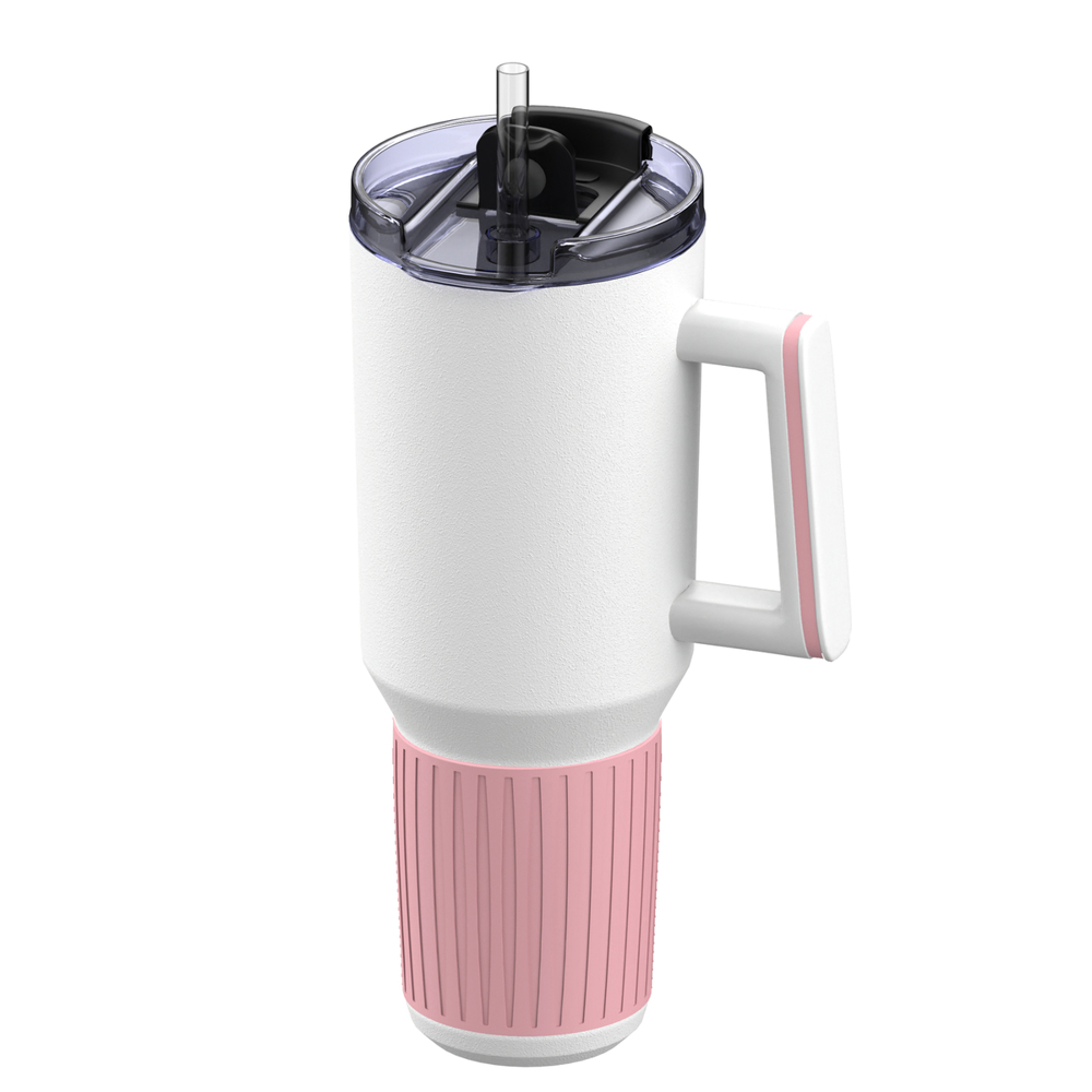 hellmagenta, rose, weiß