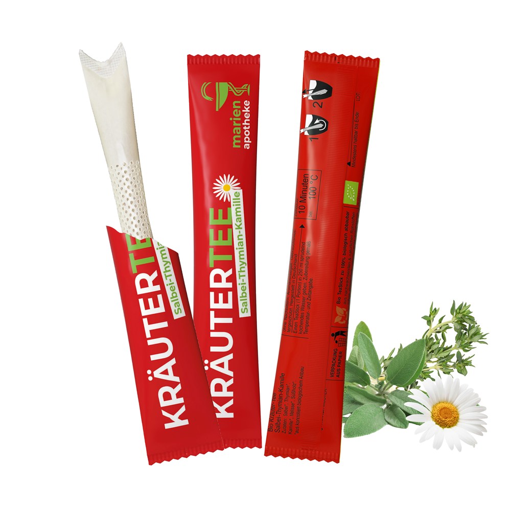 Bio TeaStick - Kräuter Salbei-Thymian - Individ. Design