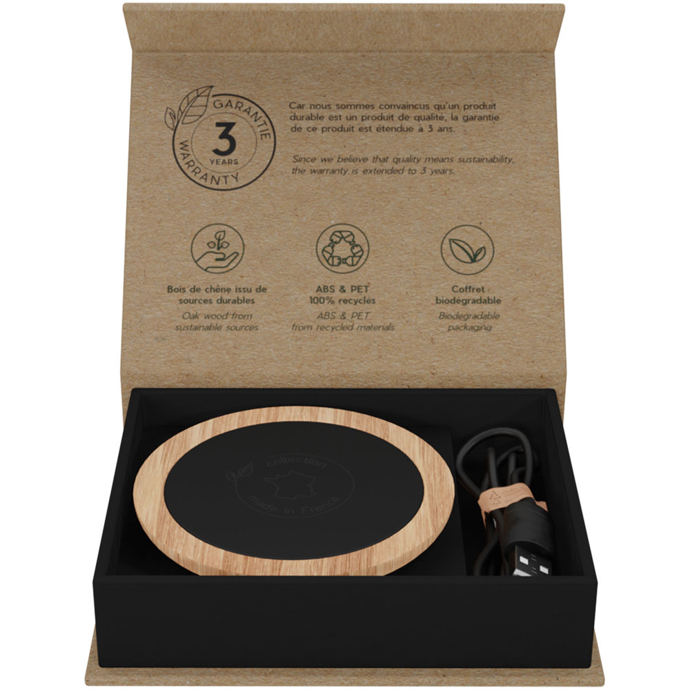 SCX.design W24 Kabellose Ladestation mit Leuchtlogo, 10W