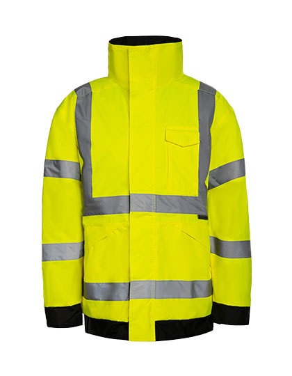 Korntex - Premium Hi-Vis Rain-Jacket Tampere - Signal Yellow