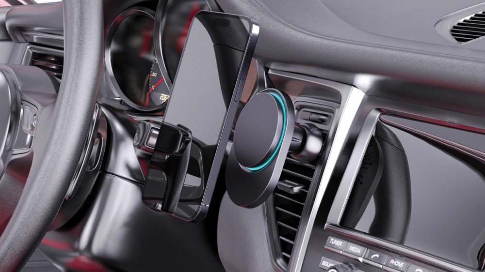 PowerCruze magnetischer 15W Autohalter aus RCS rec. ABS