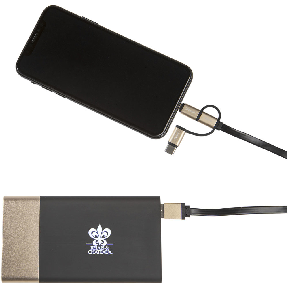 SCX.design P20 5000 mAh Powerbank mit Leuchtlogo