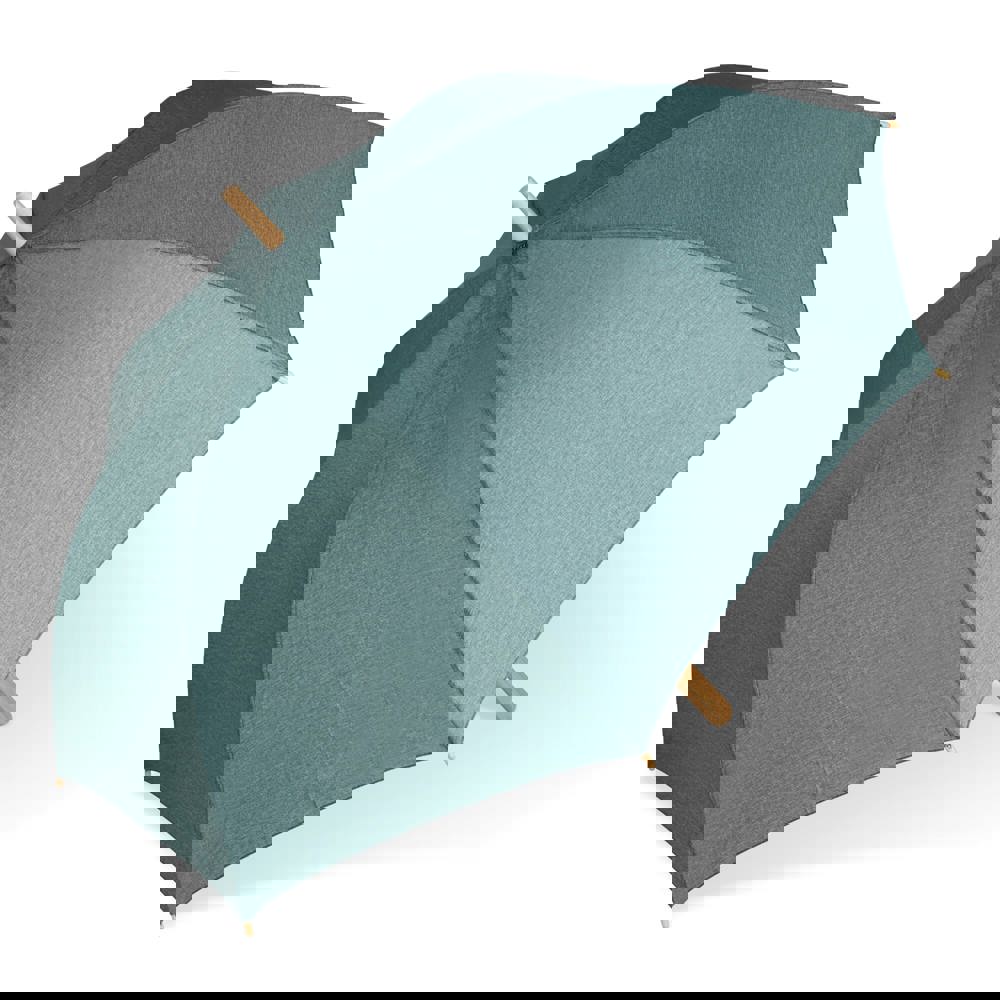 25” Regenschirm aus R-PET-Material mit Automatiköffnung - dunkelgrün