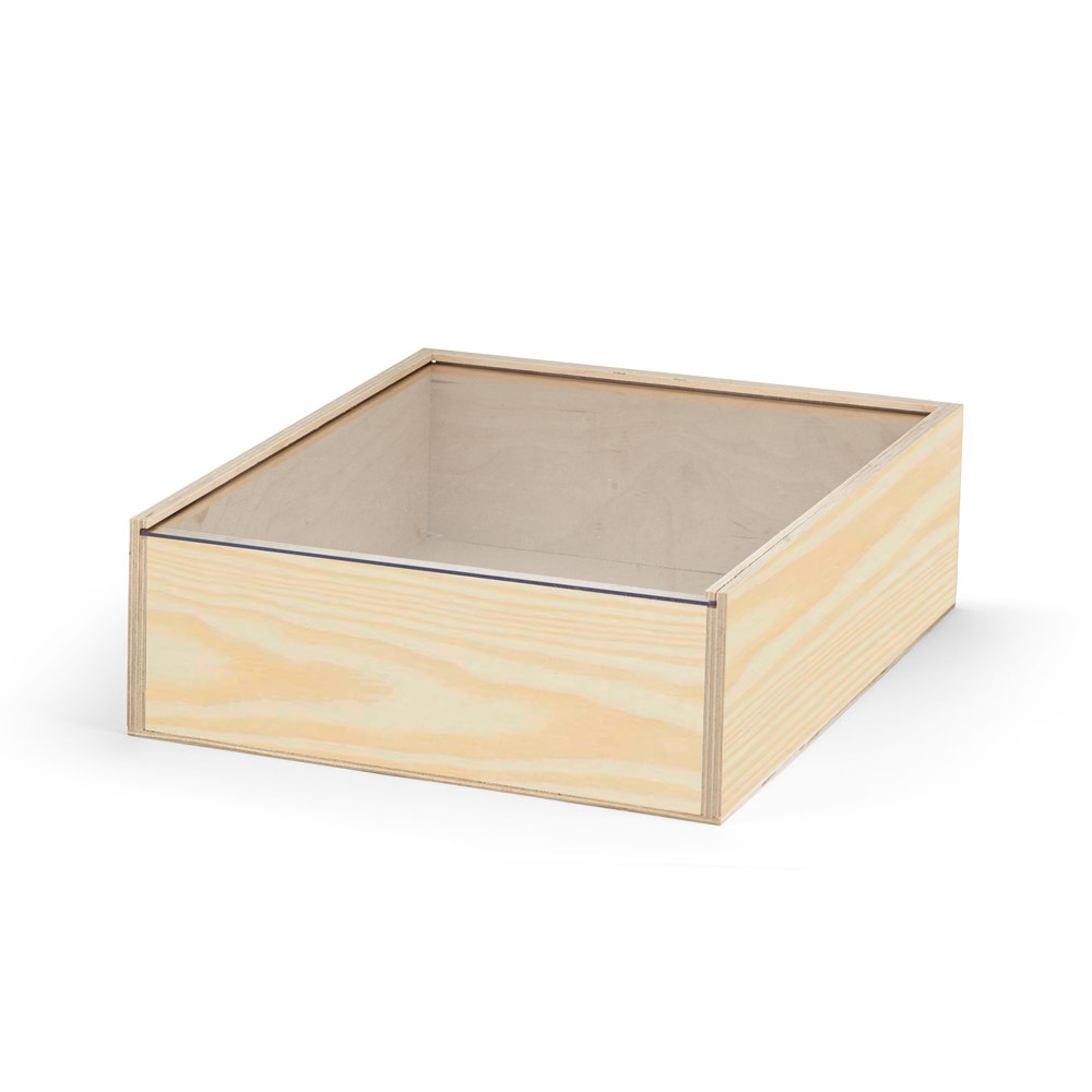 BOXIE CLEAR L. Holzschachtel L