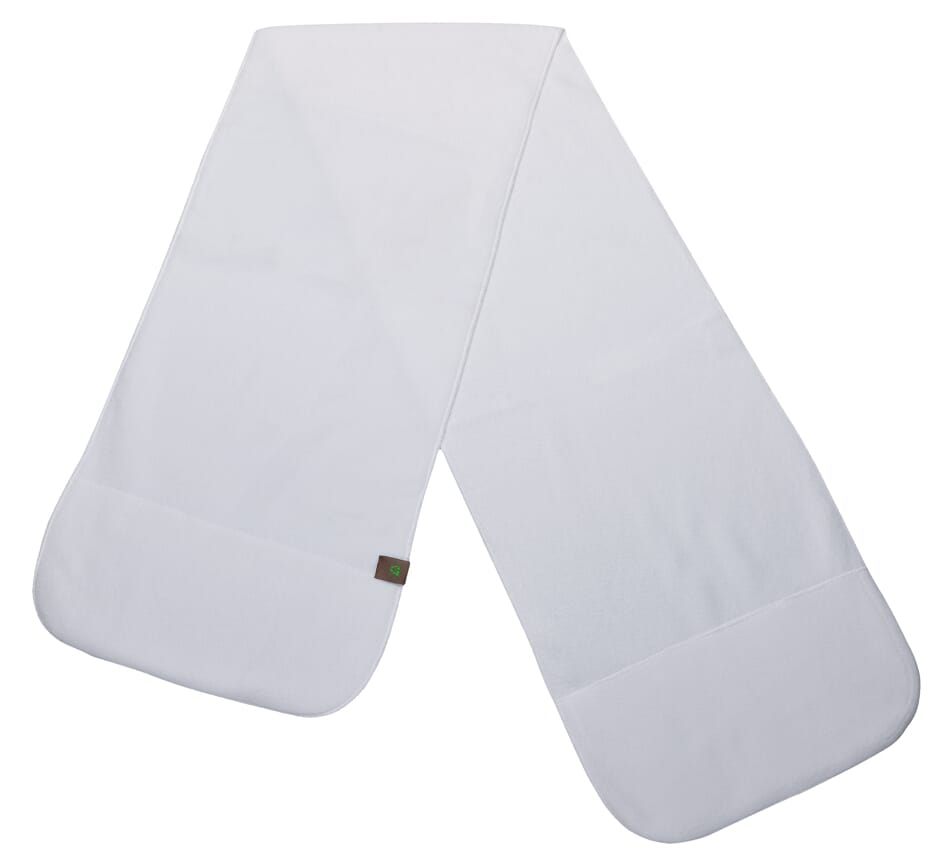 100% rPET Schal - Weiß (WHITE) / Weiß