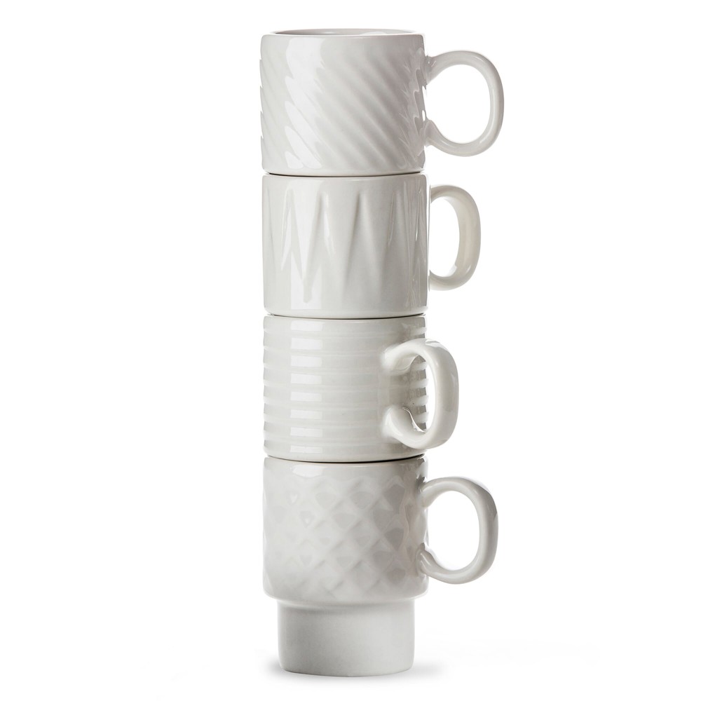 Sagaform Kaffee &amp; Mehr Espressotasse 4-tlg. 100ml - WEISS
