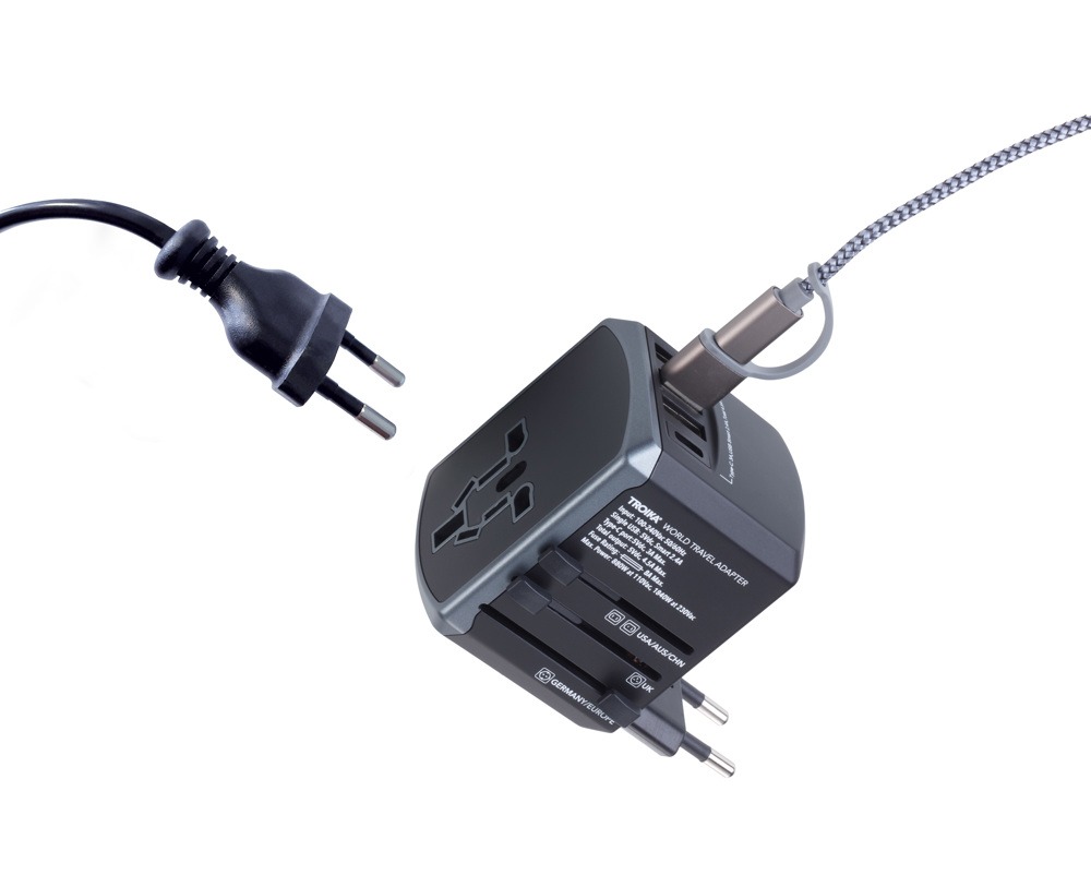 TROIKA Reiseadapter-Set TROIKA WORLD TRAVEL ADAPTER