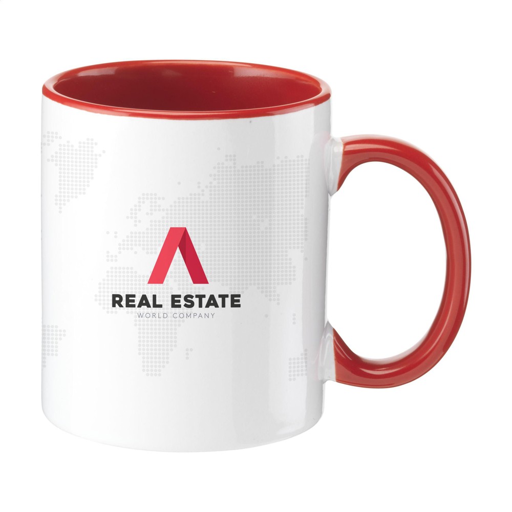 Full Colour Mug Colorato 350 ml Tasse - rot (± PMS 2035C)