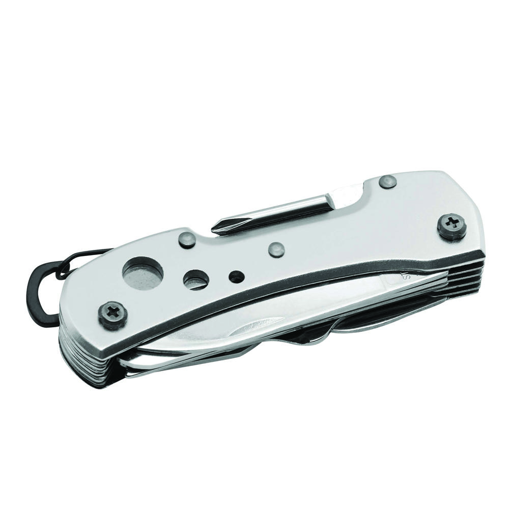 STRONG HELPER - Taschenmesser, 12-teilig - Silber