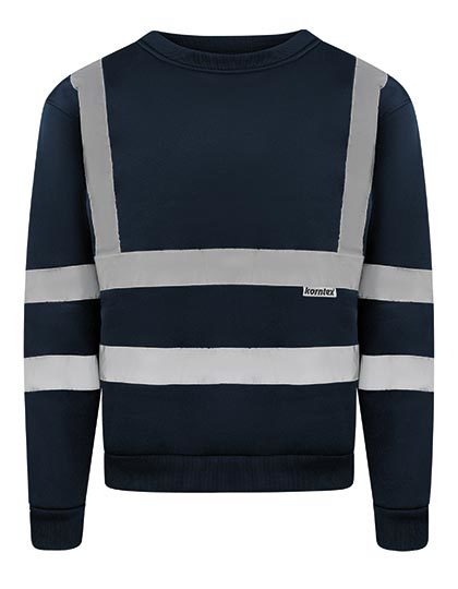 Korntex - Hi-Vis Workwear Sweatshirt Limerick - Navy