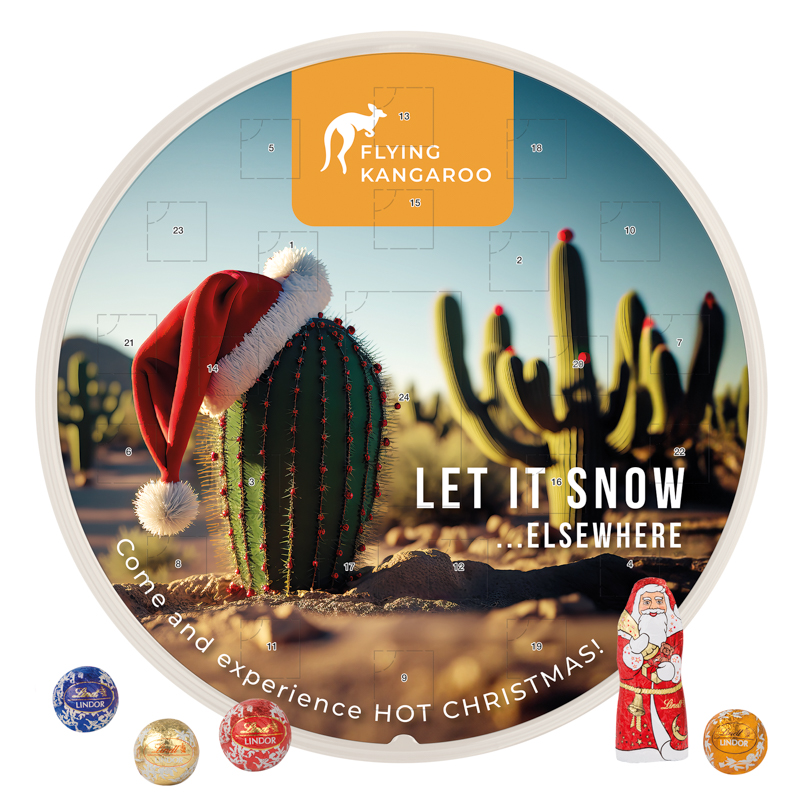 Adventskalender rund Lindt