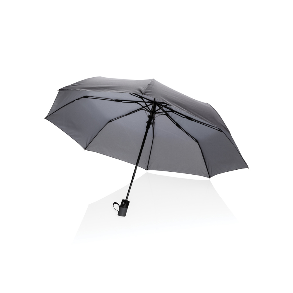21" Impact AWARE™ RPET 190T Mini-Schirm automatic open - anthrazit (± PMS Cool Grey 11)