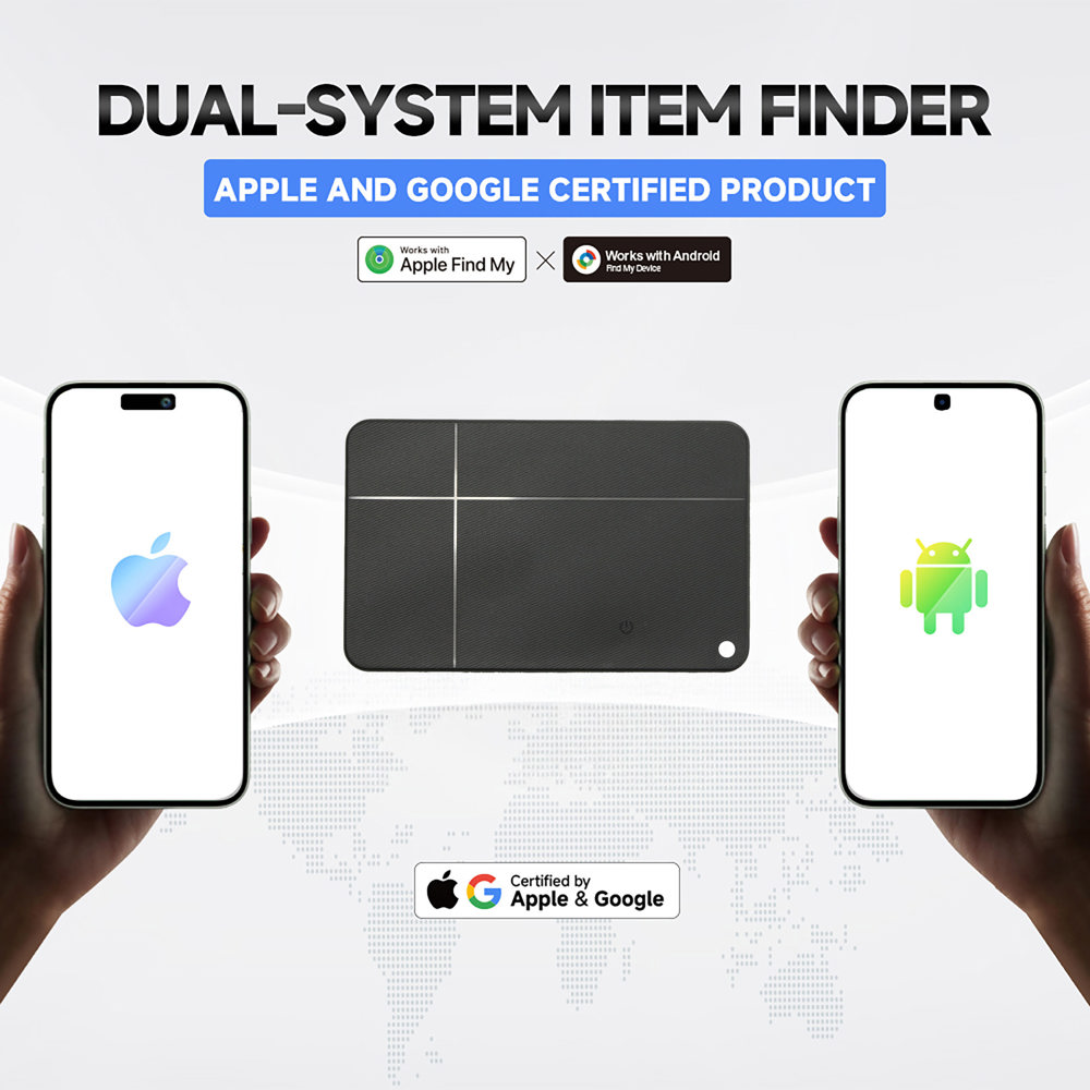 CARD DualTag Tracker Apple und Google Android