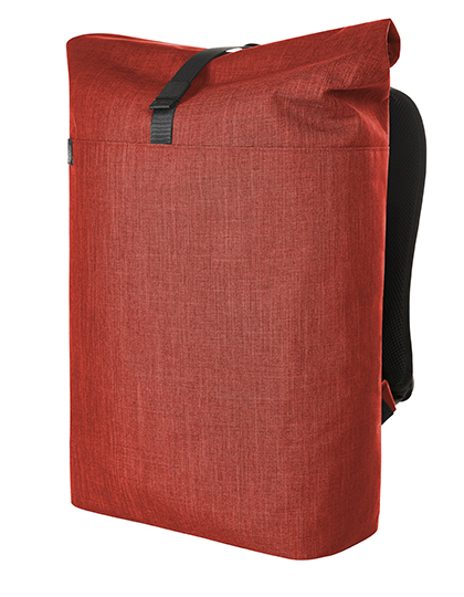 Halfar - Notebook Roller Backpack Europe - Red Melange