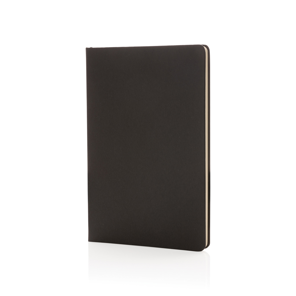A5 Hardcover Notizbuch - schwarz (± PMS Black)