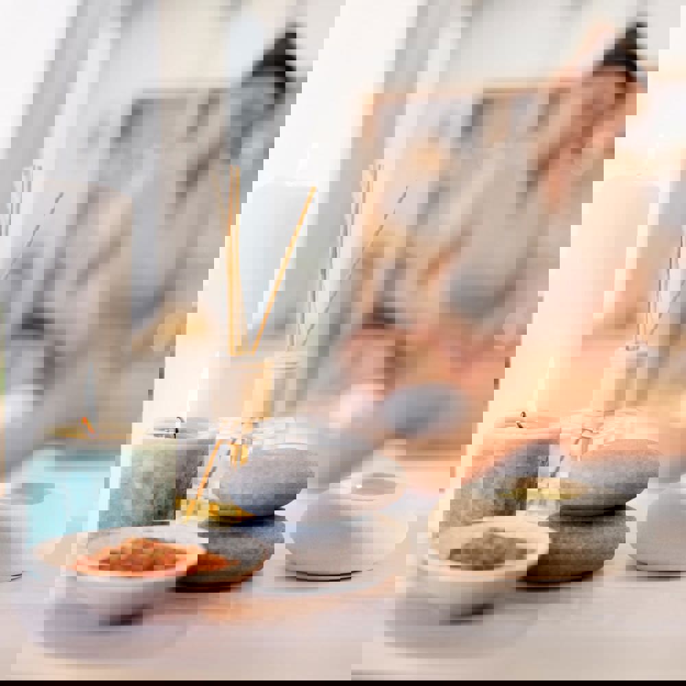 InsideOut Aroma Pebble Geschenkset mit 6 ätherischen Ölen