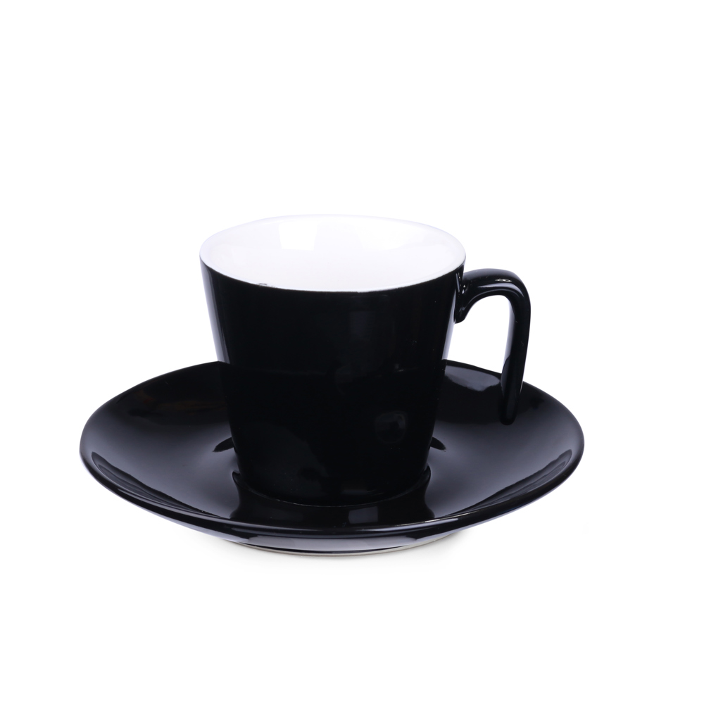 Tasse Eve Set 180ml - black/white