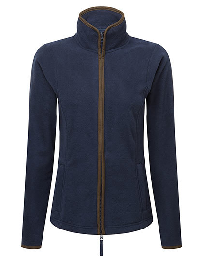 Premier Workwear - Women´s ´Artisan´ Fleece Jacket - Navy (ca. Pantone 533C), Brown (ca. Pantone 4975C)