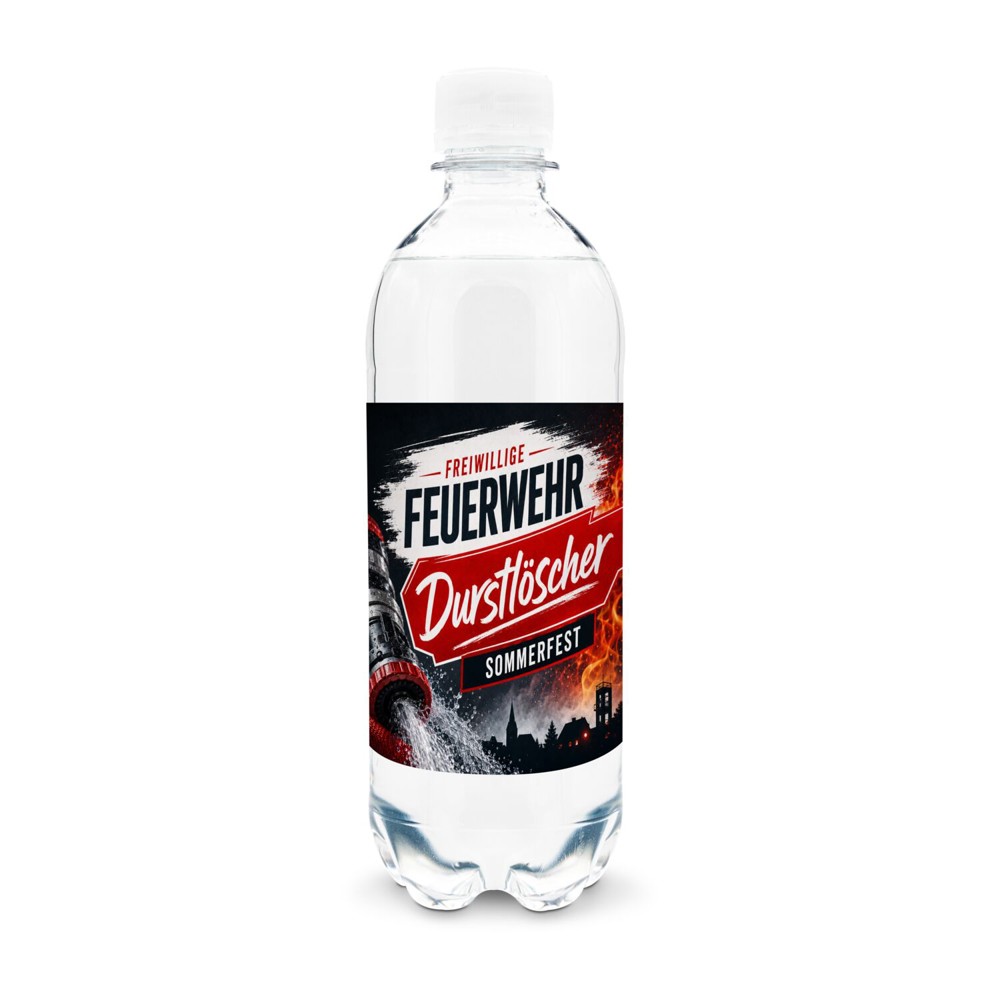 500 ml PromoWater - Mineralwasser, still, Hergestellt in Deutschland - Papier-Etikett