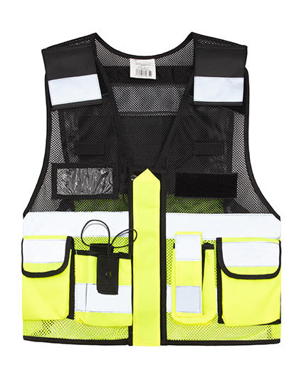 Korntex - Mesh Tactical Vest Sparta - Signal Yellow, Black