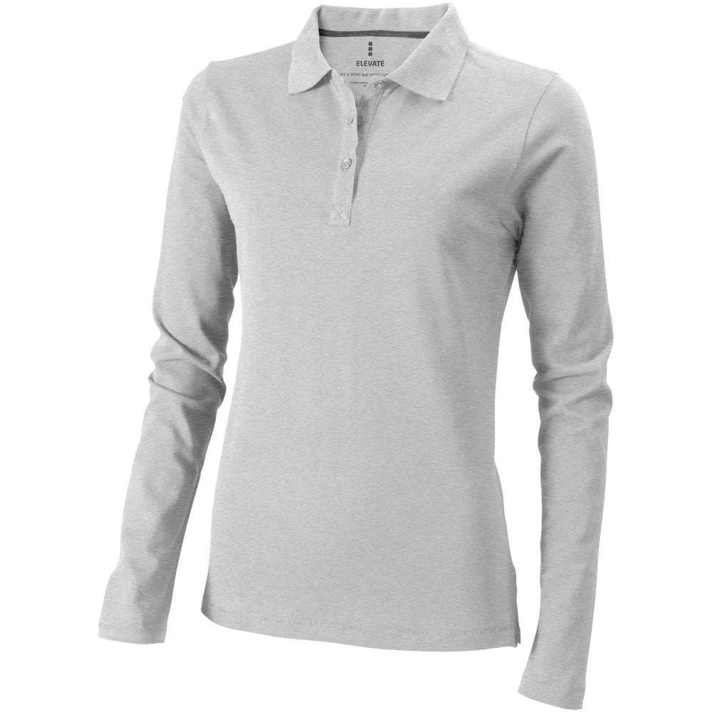 Calgary Langarm Poloshirt für Damen