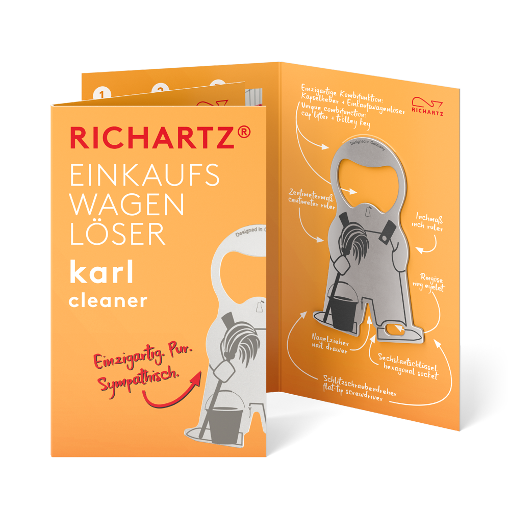 RICHARTZ® EINKAUFSWAGENLÖSER karl cleaner
