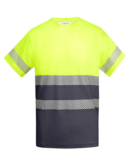 Roly Workwear - T-Shirt Tauri - Lead 23, Fluor Yellow 221