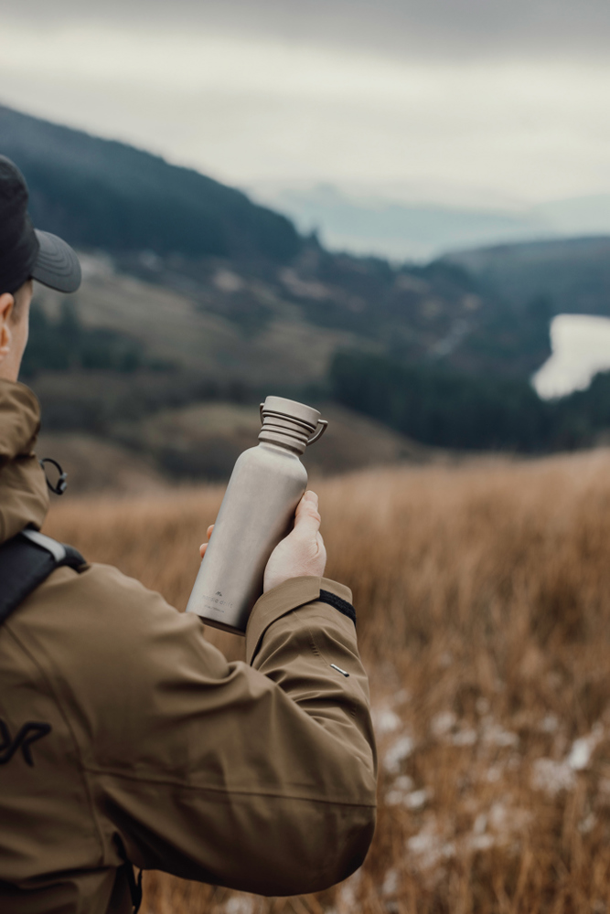 Nordic Drift Trail Ultraleichte Titan-Wasserflasche 600ml