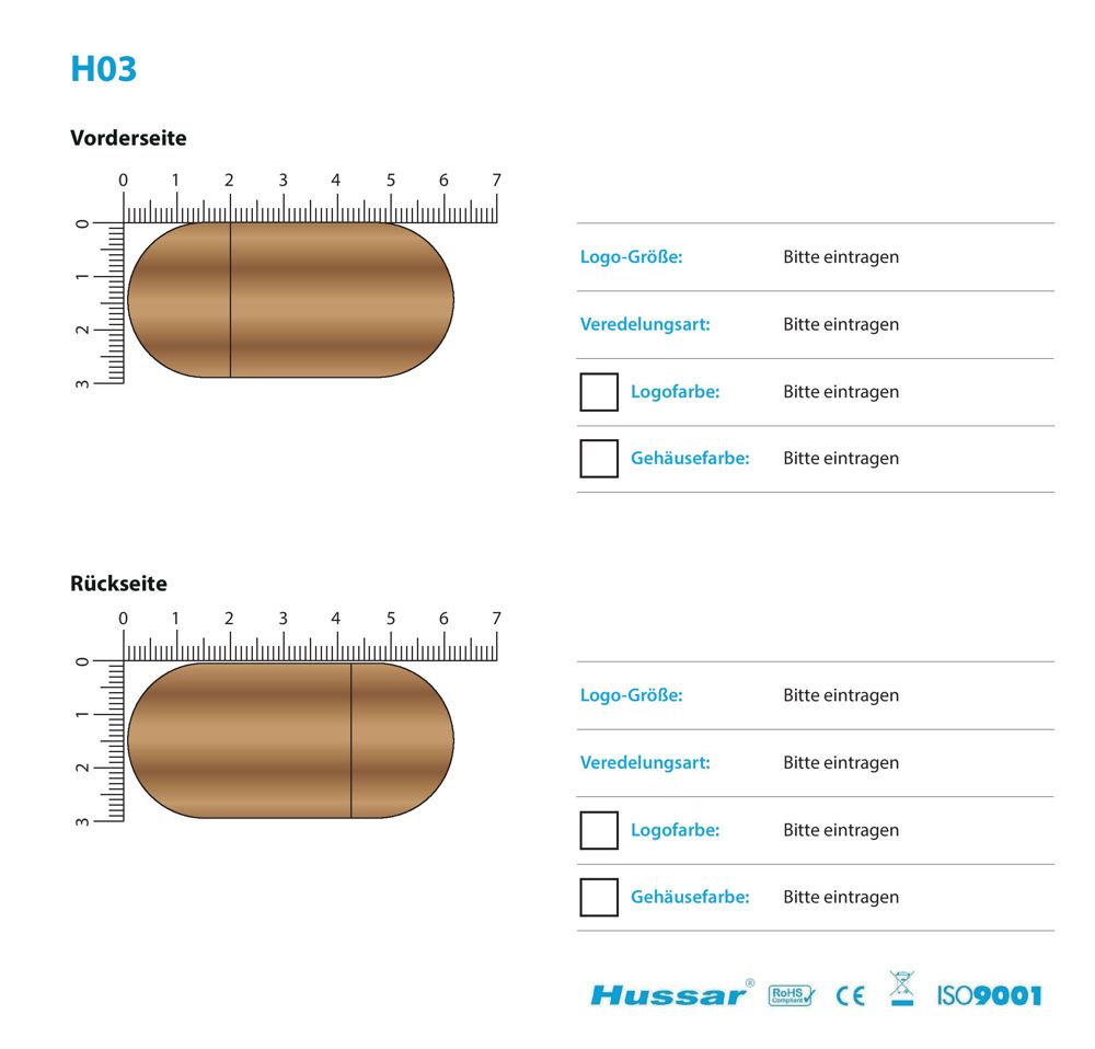 USB-Stick H03 USB 2.0 Flash Disk  32 GB AhornUSB 2.0 Flash Disk 32 GB
