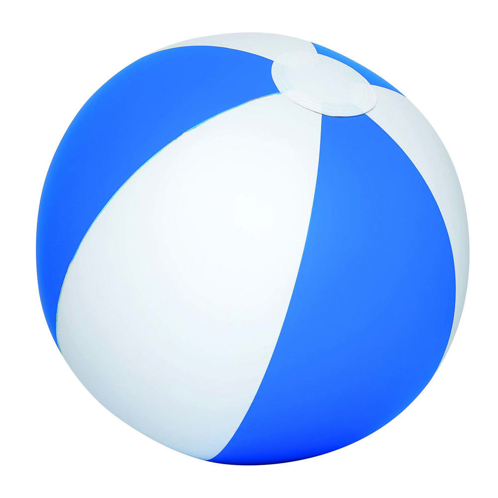 ATLANTIC - Aufblasbarer Strandball - blau, weiß