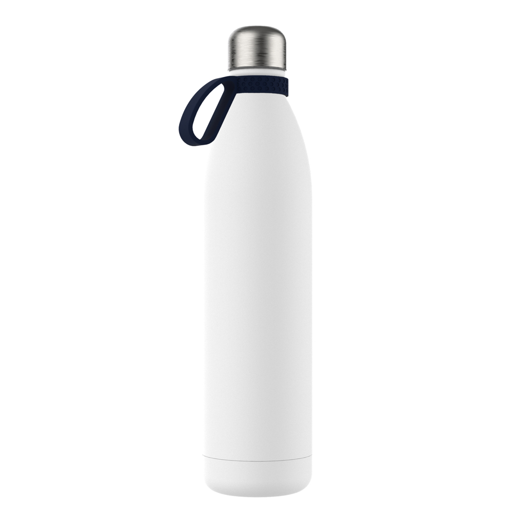 Thermotrinkflasche RETUMBLER-NIZZA XXL - silber, weiß, marineblau