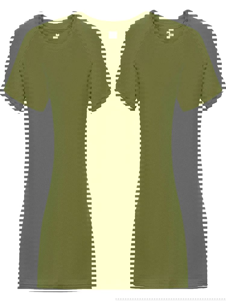 SP Run Damen Sportshirt, 140 g/m² - Olivgrün
