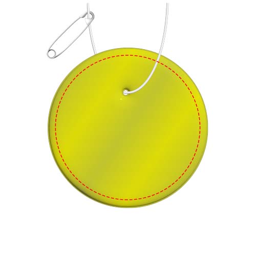 RFX™ H-09 Runder reflektierender PVC-Anhänger