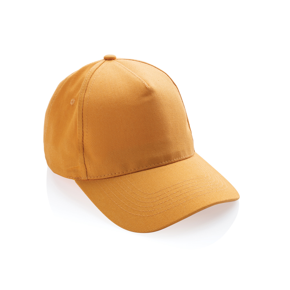 Impact 5 Panel Kappe aus 280gr rCotton mit AWARE™ Tracer - sundial orange (± PMS 16-1148TCX)