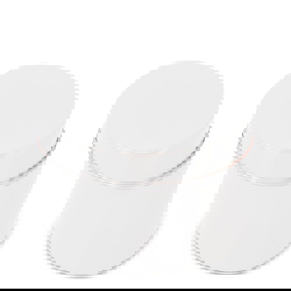 Kirtan-Duftkerze auf Pflanzenbasis in großer recycelter Dose - weiss