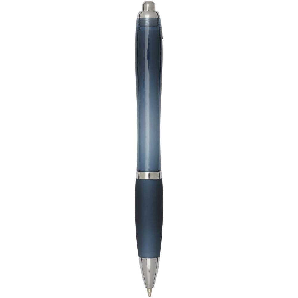 Nash RCS Kugelschreiber aus recyceltem Kunststoff mit farbigem Schaft und Griff (schwarze Tinte)
