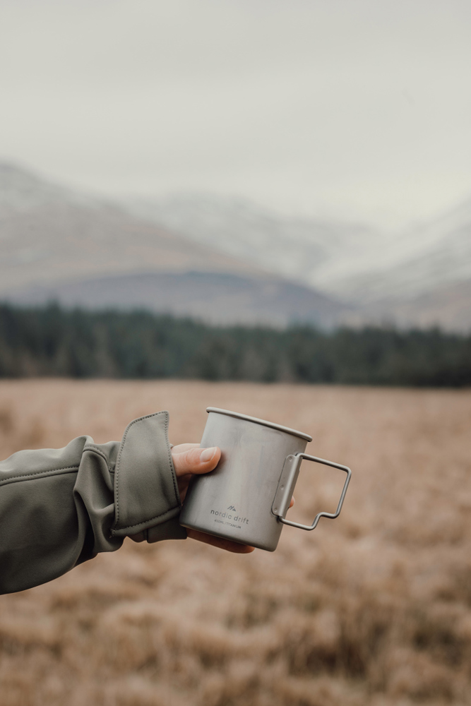 Nordic Drift Trail Ultraleichte Titan-Becher 450ml