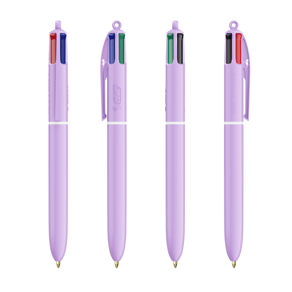 BIC® 4 Colours® Pastel - pastelllila