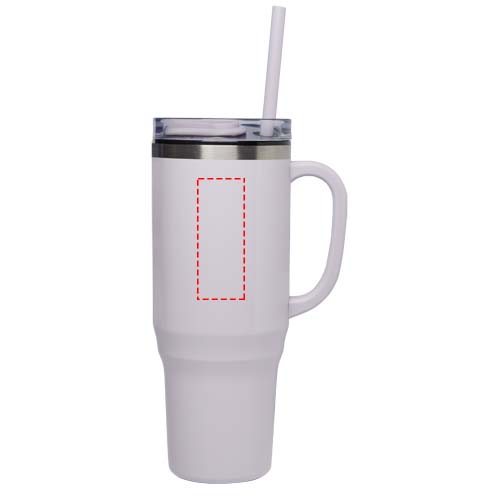 Melbourne 1200 ml RCS-zertifizierter Isolierbecher mit Strohhalm