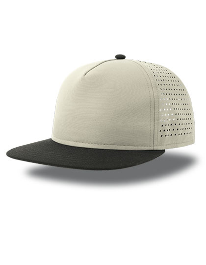 Atlantis - Bank Five Cap Recycled - Light Grey, Black