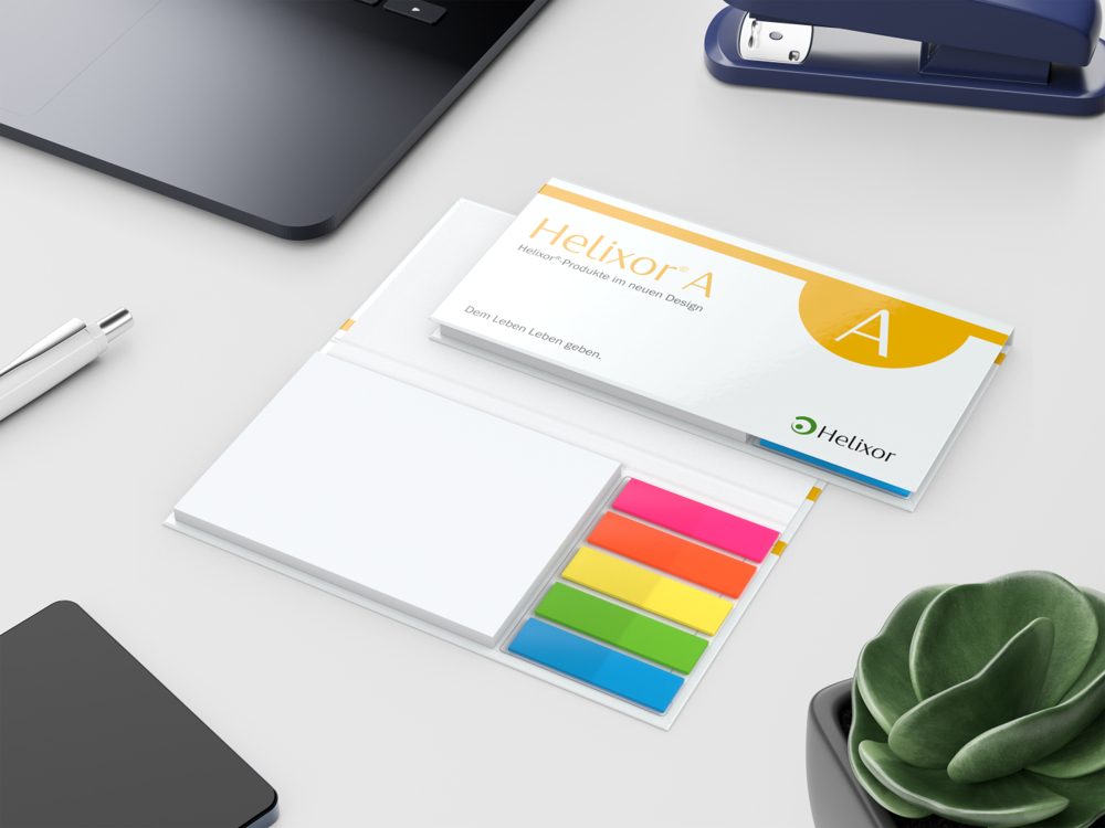 Haftnotiz-Set Kopenhagen, White, Hardcover 4/0farbig