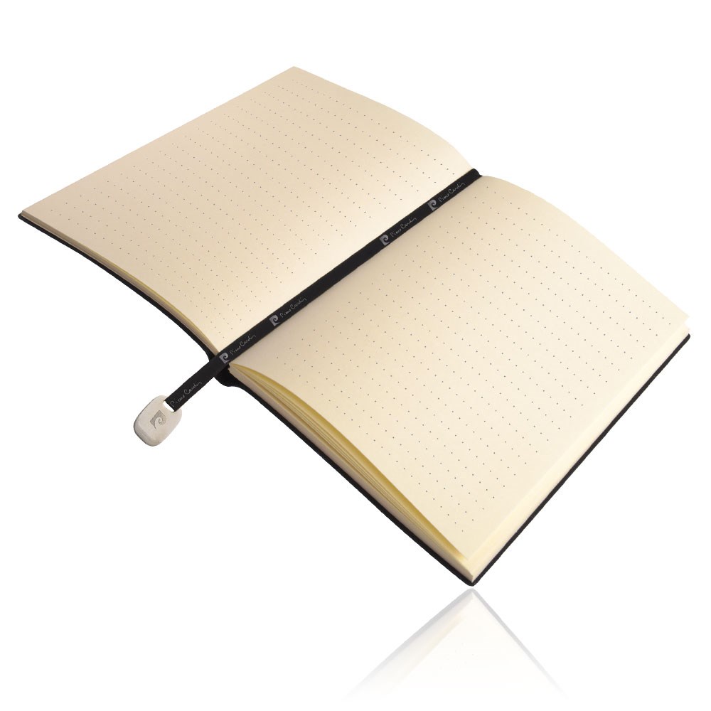 Pierre Cardin® REPORTER Notizbuch A5, grau/schwarz