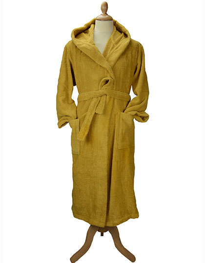 ARTG - Bathrobe With Hood - Mustard